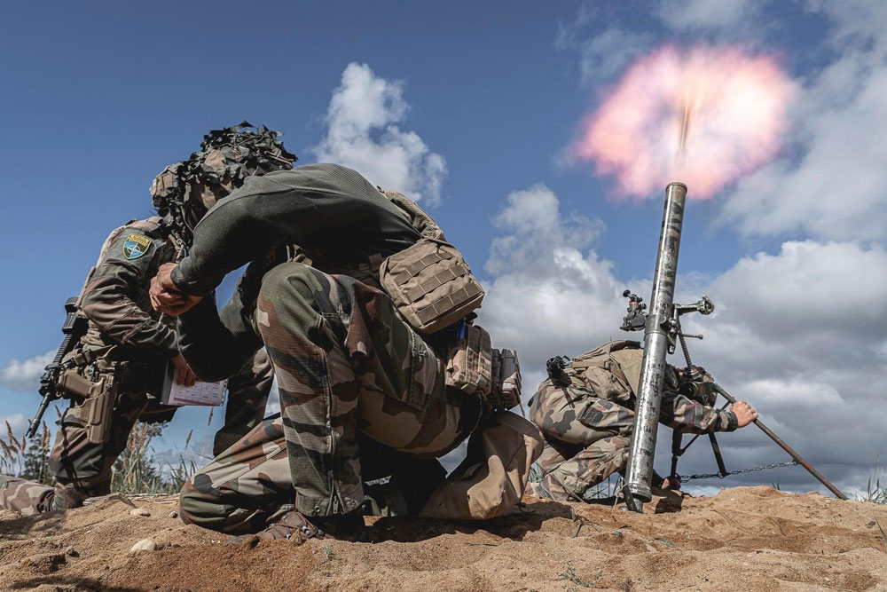 Goniomètre GP2M pour tir de mortier