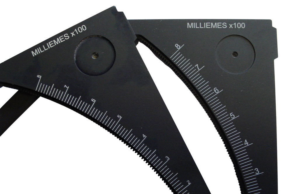 Niveau d'artillerie en détail