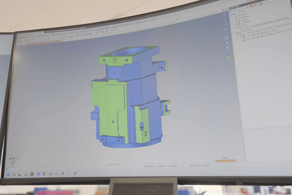 Programmation de pièces mécanique Elynxo par ordinateur (FAO)